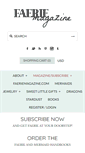 Mobile Screenshot of faeriemag.com